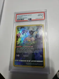 Mew - GG10/GG70 - Full Art Holo Rare Crown Zenith - Pokemon Card - PSA 8 - Image 1