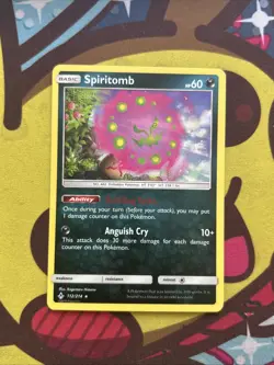 Pokemon Spiritomb 112/214 - SM Unbroken Bonds - Holo Rare - GLC - Excellent - Image 1
