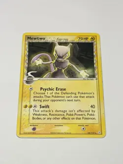 Pokemon Card TCG Non Holo Hollon Phantoms Mewtwo Delta Species 24/110 Rare HP - Image 1