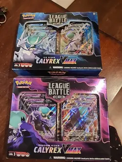 Pokemon Ice & Shadow Rider Calyrex VMAX League Battle Decks tcg - Image 1