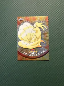 2000 Topps Chrome Pokemon Series 1 Ninetales Base Holo #38 - LP -NM - Image 1