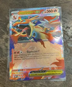 Mega Charizard Y EX 030 Promo – Mega Evolution Tin – Pokemon TCG – NM - Image 1