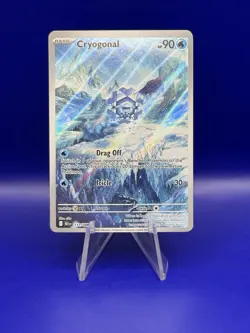 Pokemon TCG Cryogonal 111/086 Scarlet & Violet Black Bolt Illustration Rare NM - Image 1