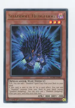 Yugioh Shaddoll Hedgehog BLHR-EN081 Ultra Rare 1st Edition NM - Image 1
