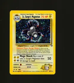 Lt. Surge’s Magneton 8/132 Holo Rare Gym Challenge Pokemon TCG Card MP - Image 1