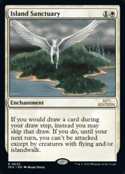 Island Sanctuary - Light Play MTG 30th Anniversary Edition - Image 1