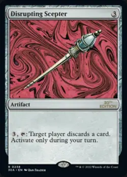 Disrupting Scepter - Light Play MTG 30th Anniversary Edition - Image 1