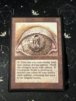 MTG Cyclopean Tomb Beta Magic the Gathering - Image 1