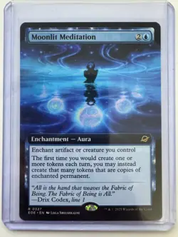 Moonlit Meditation #0327 Edge of Eternities Extended Art Non-Foil MTG NM ENG - Image 1