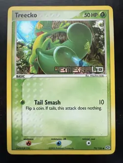 Pokemon Treecko 70/106 EX Emerald Reverse Holo Stamped (LP) - Image 1