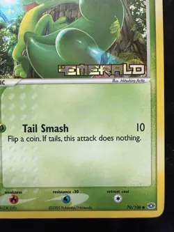 Pokemon Treecko 70/106 EX Emerald Reverse Holo Stamped (LP) - Image 5