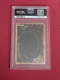 2002 Yu-Gi-Oh! FMR Red-Eyes Black Metal Dragon #001 PSA 9 MINT - Image 2