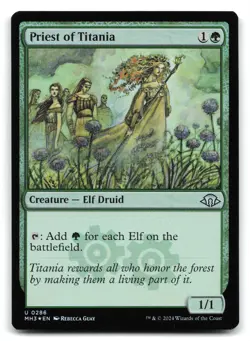 Priest of Titania (Foil) #286 Modern Horizons 3 - Image 1