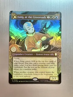 Aang, At The Crossroads - 346 - MTG Avatar: The Last Airbender - Elemental -FOIL - Image 1