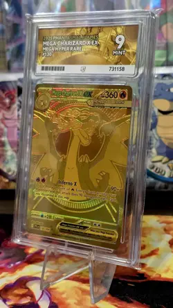 Pokemon TCG Mega Charizard X EX Mega Hyper Rare 130/094 ACE Mint 9 - Image 2