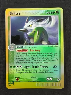 Pokemon Shiftry 12/100 Sandstorm Reverse Holo Rare 120HP Light Touch Throw - Image 1