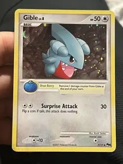 2007 POKEMON POP SERIES 6 #7/17 GIBLE HOLO - Image 1