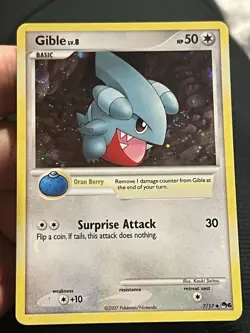 2007 POKEMON POP SERIES 6 #7/17 GIBLE HOLO - Image 5
