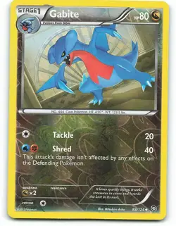 Gabite 88/124 B&W Dragons Exalted REVERSE HOLO PERFECT MINT! Pokemon - Image 1