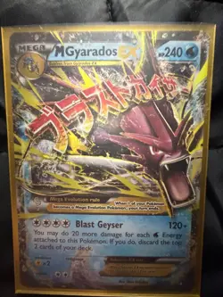 Shiny M Gyarados EX 27/122 Breakpoint Holo Ultra rare Pokemon Card. XY TCG - Image 1