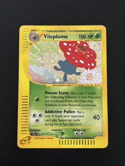 Vileplume H31/H32 Aquapolis e-Series Holo Rare WOTC Pokemon TCG - NM - Image 1