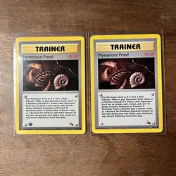 Pokemon TCG Mysterious Fossil 62/62 NM Lot Of 2 - Image 1