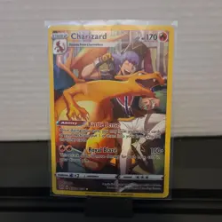 Pokemon Charizard TG03/TG30 Swsh11 Lost Origin Trainer Gallery Full Art 170 HP - Image 2