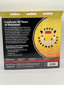 Pokemon TCG Pokemon Day 2026 Collection Box 30th Anniversary Brand New Sealed - Image 2
