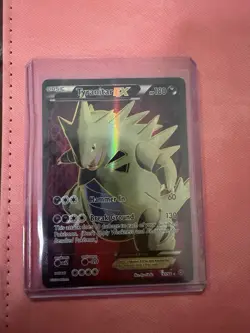 Pokemon Tyranitar EX Full Art Ultra Rare Holo 91/98 XY Ancient Origins Card - Image 1