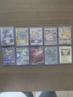 Lot Of Pokemon Cards Non Graded Listed At 90% - Image 1