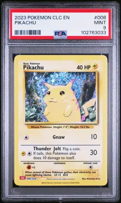 PSA 9 MINT Classic Collection Lot Pikachu Bulbasaur Squirtle Pokemon TCG 2023 - Image 2