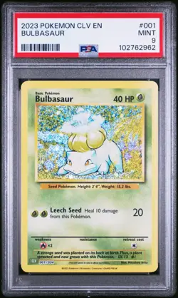 PSA 9 MINT Classic Collection Lot Pikachu Bulbasaur Squirtle Pokemon TCG 2023 - Image 5