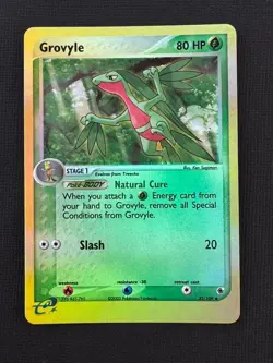 Pokemon Grovyle 32/109 EX Ruby & Sapphire Uncommon Reverse Holo 80HP 20 Attack - Image 1