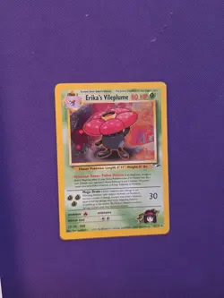 Pokemon TCG Erika's Vileplume Gym Heroes 5/132 Holo Unlimited Holo Rare - Image 1