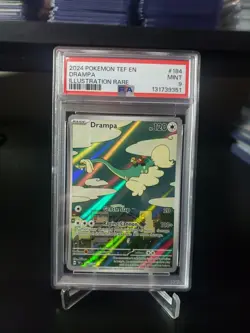 Drampa 2024 Pokemon Temporal Forces Illustration Rare #184 PSA 9 - Image 1