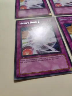 4x Yu-Gi-Oh! Hero's Rule 2 DP06-EN025 1st Ed Rare LP/MP - Image 4