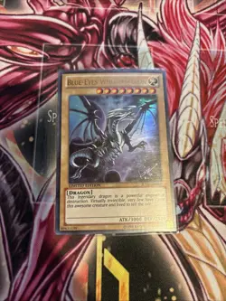 Blue-Eyes White Dragon JUMP-EN068 Limited Edition Ultra Rare - Image 1