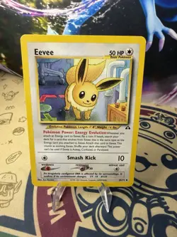 Eevee 38/75 Neo Discovery Uncommon Pokemon Card - Image 1