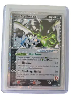Rocket’s Scyther ex 102/109 EX Team Rocket Returns 2004 Authentic Pokemon Card - Image 1