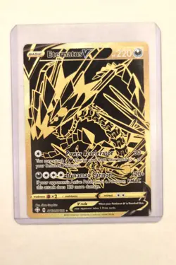 Eternatus V Gold Pokemon Card SV121/SV122 Shining Fates Mint *FRESH OUT OF PACK* - Image 1