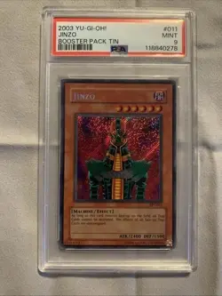 Yu-Gi-Oh! TCG Jinzo BPT-011 Limited Secret Rare Card PSA 9 - Image 1