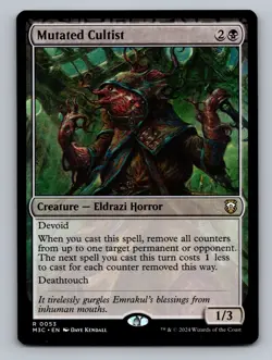 Mutated Cultist R Commander: Modern Horizons 3 53 NM - Image 1