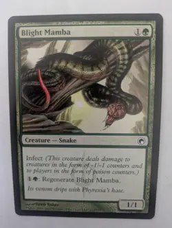 Blight Mamba (112) – Scars of Mirrodin – NM – Magic the Gathering MTG - Image 1
