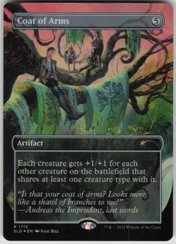 MTG Coat of Arms Rainbow Foil Foil NM Secret Lair Drop Series Magic 1712 - Image 1