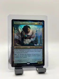 MTG, Zimone, Paradox Sculptor FOIL NM 126 Foundations Foil - Image 1