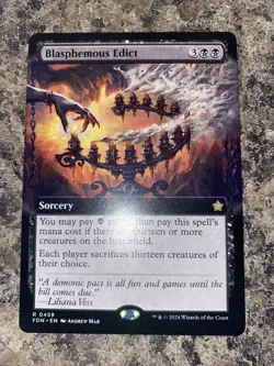Blasphemous Edict (Extended Art) Foundations Regular - Image 1