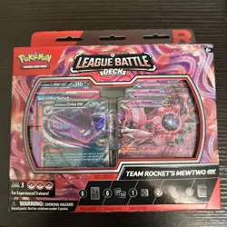 Pokemon TCG Team Rocket's Mewtwo ex League Battle Deck Sealed New - Image 1