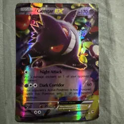 Pokemon TCG Gengar EX 34/119 XY Phantom Forces Ultra Rare - Image 1