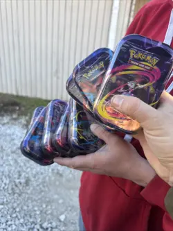 Pokemon TCG Mega Evolutions 2-Pack Mini Tins. Set Of 8 - Image 1