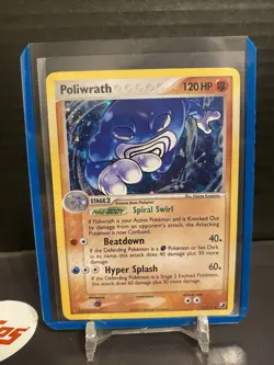 Poliwrath Holo 11/115 EX Unseen Forces Pokemon LP 2005 - Image 1